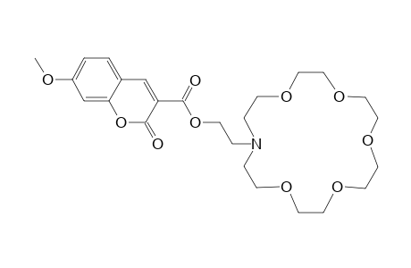 7-METHOXY-2-OXO-2H-CHROMENE-3-CARBOXYLIC-ACID-2-(1,4,7,10,13-PENTAOXA-16-AZA-CYCLOOCTADEC-16-YL)-ETHYLESTER