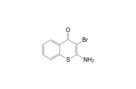 2-Amino-3-bromo-1-thio-4-chromone