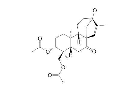 (ent)-3.beta.,18-Diacetoxy-13-hydroxy-Kaur-15-en-7-one