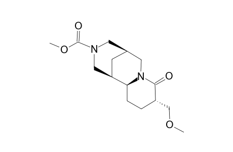 METHYL-(1R,2S,5S,9R)-5-(METHOXYMETHYL)-6-OXO-7,11-DIAZATRICYCLO-[7.3.1.0(2,7)]-TRIDECANE-11-CARBOXYLATE