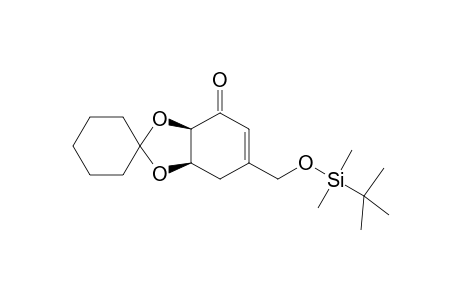 3-tert-Butyldimethylsilyloxymethyl-5,6-cyclohexylidenedioxycyclohex-2-enone