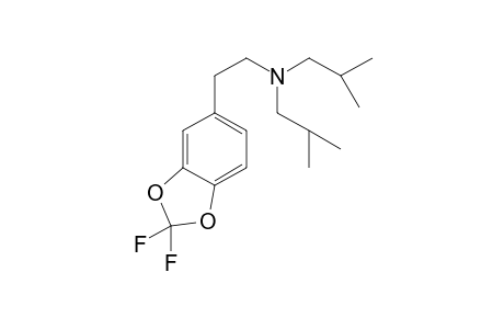 N,N-Di-iso-butyl-3,4-(difluoromethylene)dioxyphenethylamine