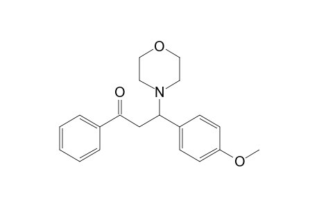 3-(4-Methoxy)phenyl-3-morpholino-1-phenylpropan-1-one