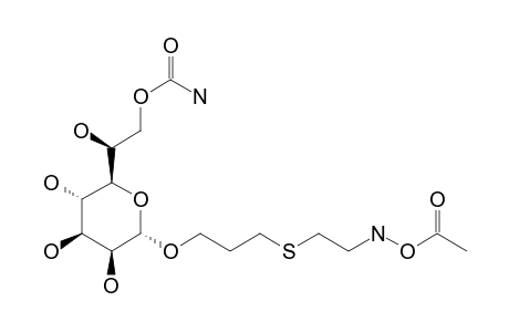 3-(2-AMMONIUMETHYLTHIO)-PROPYL_7-O-CARBAMOYL-L-GLYCERO-ALPHA-D-MANNO-HEPTOPYRANOSIDE_ACETATE