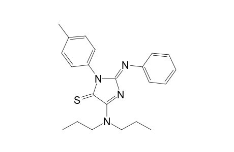1-(4-Methylphenyl)-4-(di-n-propylamino)-2-(phenylimino)-3-imidazoline-5-thione
