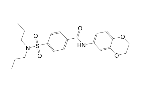 benzamide, N-(2,3-dihydro-1,4-benzodioxin-6-yl)-4-[(dipropylamino)sulfonyl]-