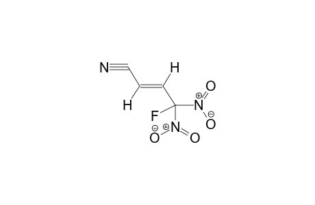 (E)-4-FLUORO-4,4-DINITRO-2-BUTENOIC ACID NITRILE