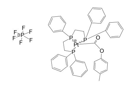 [(PT(TRIPHOS)(C(O)OC6H4-PARA-ME)][PF6]