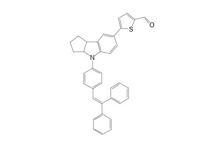 5-[5"'-Formylthiophen-2'''-yl)-2,3-dihydro-1(N)-[4'-(2'',2''-diphenylethenyl)phenyl]-cyclopenta[2,3-a]indole