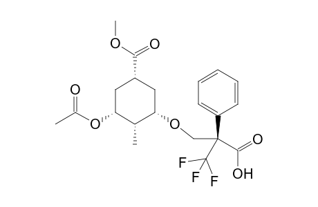 (-)-(1R,3S,4S,5R)-3-Acetoxy-5-hydroxy-4-methyl-1-(methoxycarbonyl)cyclohexane (S)-MTPA ester