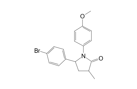 5-(4-Bromophenyl)-1-(4-methoxyphenyl)-3-methylpyrrolidin-2-one