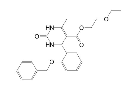 5-pyrimidinecarboxylic acid, 1,2,3,4-tetrahydro-6-methyl-2-oxo-4-[2-(phenylmethoxy)phenyl]-, 2-ethoxyethyl ester