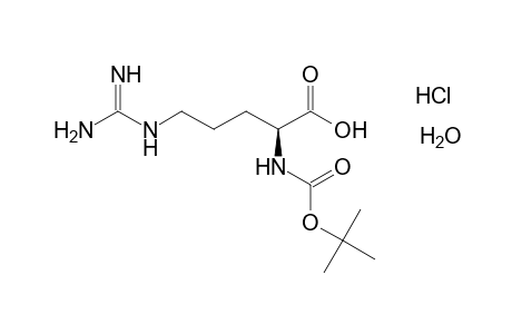 Nalpha-(tert-Butoxycarbonyl)-D-arginine hydrochloride monohydrate