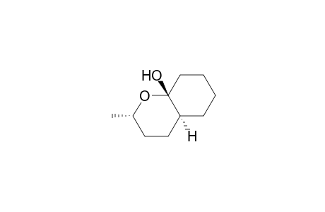 8aH-1-Benzopyran-8a-ol, octahydro-2-methyl-, (2.alpha.,4a.alpha.,8a.beta.)-