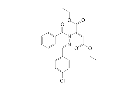 Diethyl 2-[(E)-1-Benzoyl-2-(4-chlorobenzylidene)hydrazinyl]fumarate