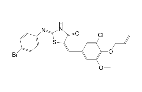 (2Z,5E)-5-[4-(allyloxy)-3-chloro-5-methoxybenzylidene]-2-[(4-bromophenyl)imino]-1,3-thiazolidin-4-one