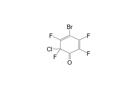 2-CHLORO-4-BROMOPERFLUOROCYCLOHEXA-3,5-DIEN-1-ONE