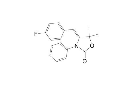 (Z)-4-(4-fluorobenzylidene)-5,5-dimethyl-3-phenyloxazolidin-2-one
