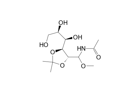 1-Acetamido-2,3-O-isopropylidene-1-O-methyl-D-glucitol