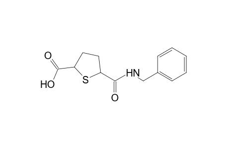 5-(benzylcarbamoyl)tetrahydro-2-thiophenecarboxylic acid