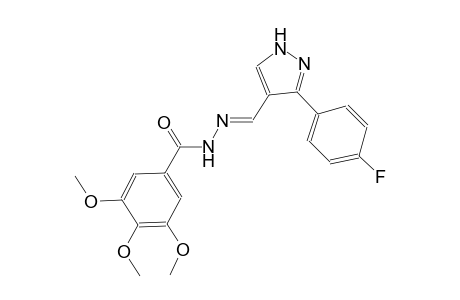 N'-{(E)-[3-(4-fluorophenyl)-1H-pyrazol-4-yl]methylidene}-3,4,5-trimethoxybenzohydrazide