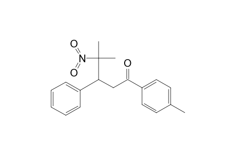 1-Pentanone, 4-methyl-1-(4-methylphenyl)-4-nitro-3-phenyl-