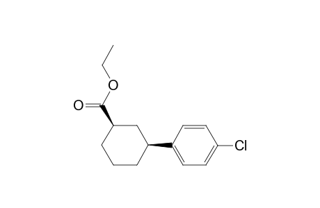 Ethyl cis-3-(4-chlorophenyl)cyclohexane carboxylate