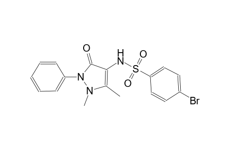 benzenesulfonamide, 4-bromo-N-(2,3-dihydro-1,5-dimethyl-3-oxo-2-phenyl-1H-pyrazol-4-yl)-