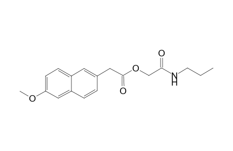 2-Oxo-2-(propylamino)ethyl 2-(6-methoxynaphthalen-2-yl)acetate