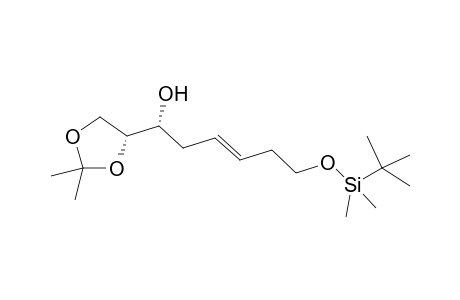 (1R)-6-[(t-Butyldimethylsilyl)oxy]-1-(2',2'-dimethyl-1',3'-dioxolan-4'-yl)hex-3-en-1-ol