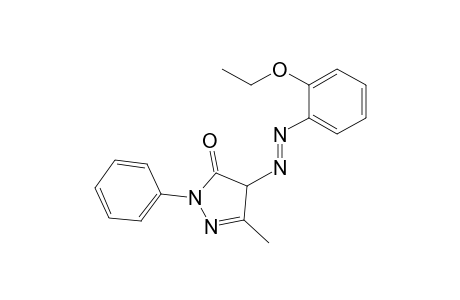 3H-pyrazol-3-one, 4-[2-(2-ethoxyphenyl)diazenyl]-2,4-dihydro-5-methyl-2-phenyl-
