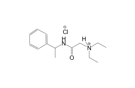 ethanaminium, N,N-diethyl-2-oxo-2-[(1-phenylethyl)amino]-, chloride