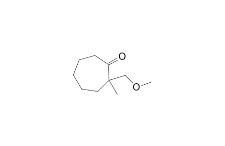 2-(methoxymethyl)-2-methyl-1-cycloheptanone