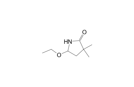 2-Pyrrolidinone, 5-ethoxy-3,3-dimethyl-