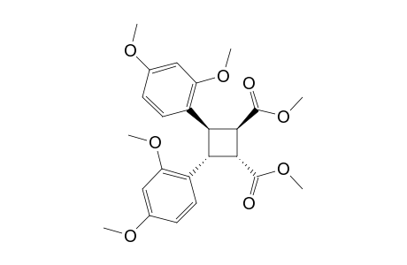 Dimethyl t-3,c-4-di(2,4-dimethoxyphenyl)cyclobutane-r-1,t-2-dicarboxylate