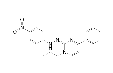 N'-(4-Phenyl-1-propyl-1H-pyrimidin-2-ylidene)-N-(4'-nitrophenyl)hydrazine