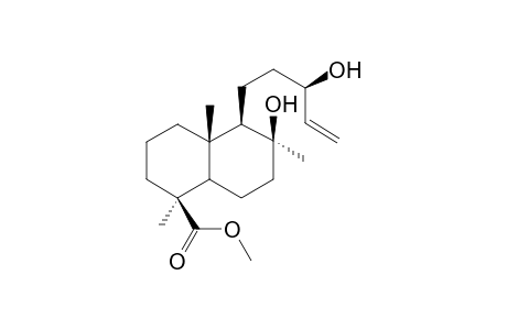 Methyl 8-.beta.,13-.sigma.-dihydroxylabd-14-en-19-oate