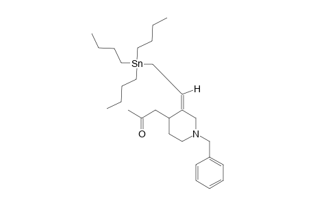 (E)-4-ACETONYL-1-BENZYL-3-[2-(TRIBUTYLSTANNYL)-ETHYLIDENE]-PIPERIDINE