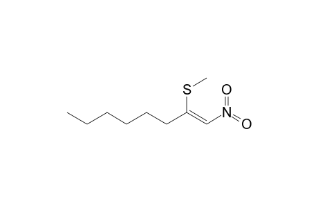 2-Methylthio-1-nitrooct-1-ene