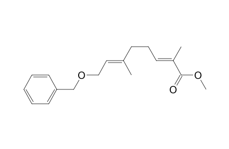 2,6-Octadienoic acid, 2,6-dimethyl-8-(phenylmethoxy)-, methyl ester, (E,E)-