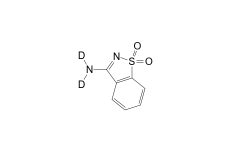 3-AMINO-d2-1,2-BENZISOTHIAZOLE, 1,1-DIOXIDE