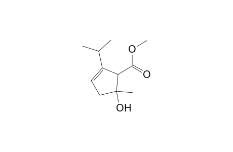 Methyl 5-hydroxy-2-isopropyl-5-methyl-2-cyclopentene-1-carboxylate