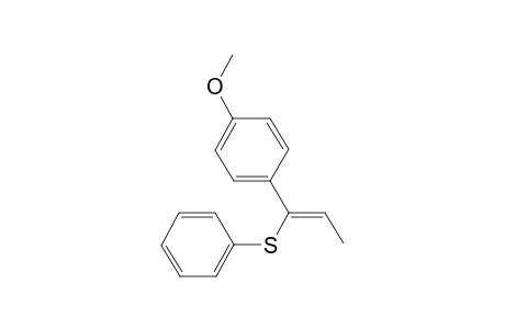 (Z)-1-(Phenylthio)-2-methyl-4-methoxystyrene