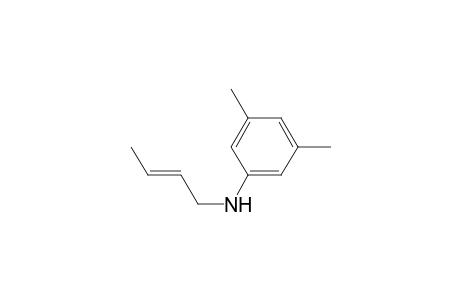 Benzenamine, N-2-butenyl-3,5-dimethyl-, (E)-