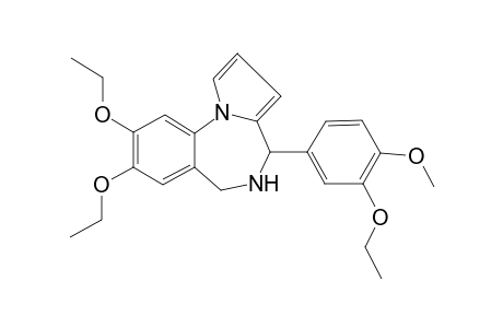 8,9-Diethoxy-4-(3-ethoxy-4-methoxy-phenyl)-5,6-dihydro-4H-pyrrolo[1,2-a][1,4]benzodiazepine