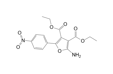Diethyl 2-amino-5-(p-nitrophenyl)furan-3,4-dicarboxylate