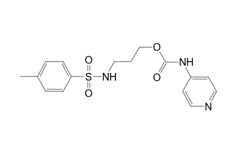 3-(p-tolylsulfonylamino)propyl N-(4-pyridyl)carbamate