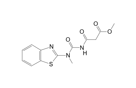 3-[(1,3-benzothiazol-2-yl-methyl-carbamoyl)amino]-3-keto-propionic acid methyl ester