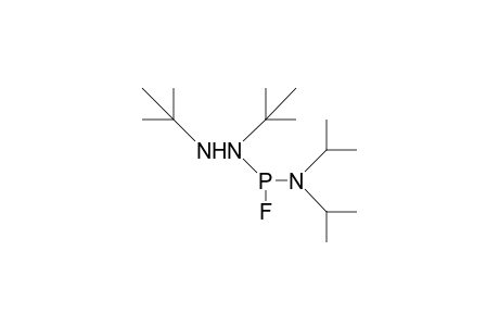 Diisopropylamino-(1,2-di-tert-butyl-hydrazino)-fluoro-phosphane