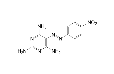 5-[(p-nitrophenyl)azo]-2,4,6-triaminopyrimidine